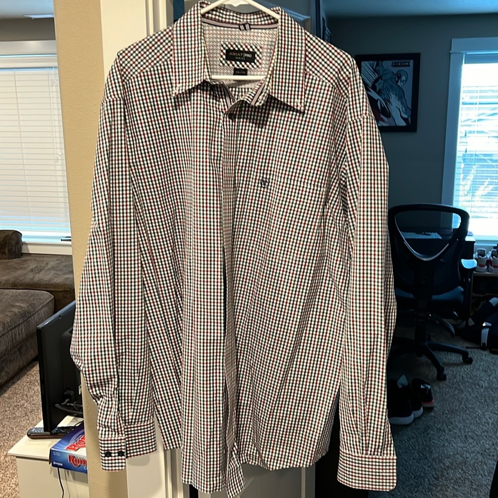 Men’s Ariat Pro Series L/S Western Shirt, SZ: XXL